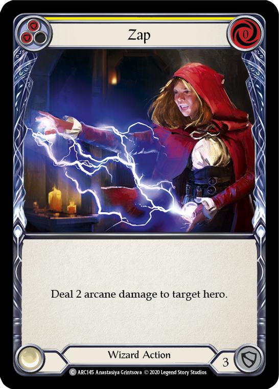 Image of Zap (Yellow) [U-ARC145] (Arcane Rising Unlimited)  Unlimited Normal