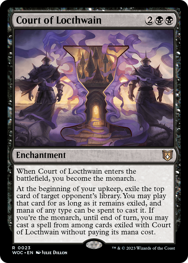 Image of Court of Locthwain [Wilds of Eldraine Commander]