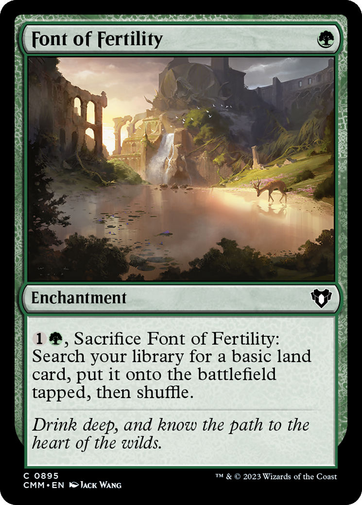 Image of Font of Fertility [Commander Masters]