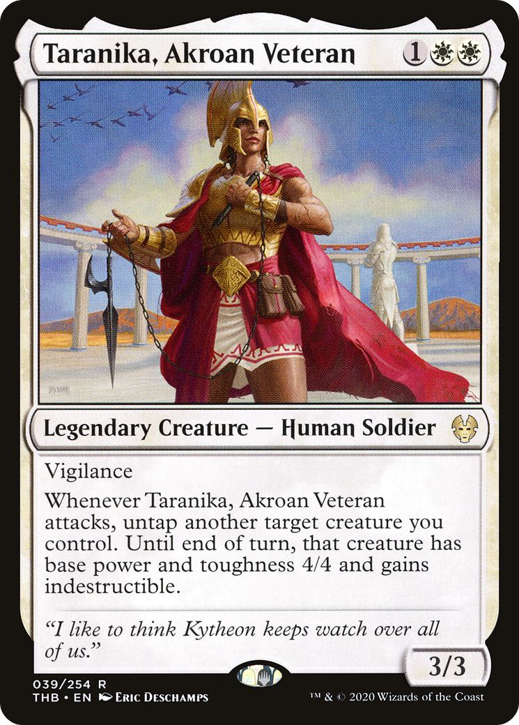Image of Taranika, Akroan Veteran [Theros Beyond Death]