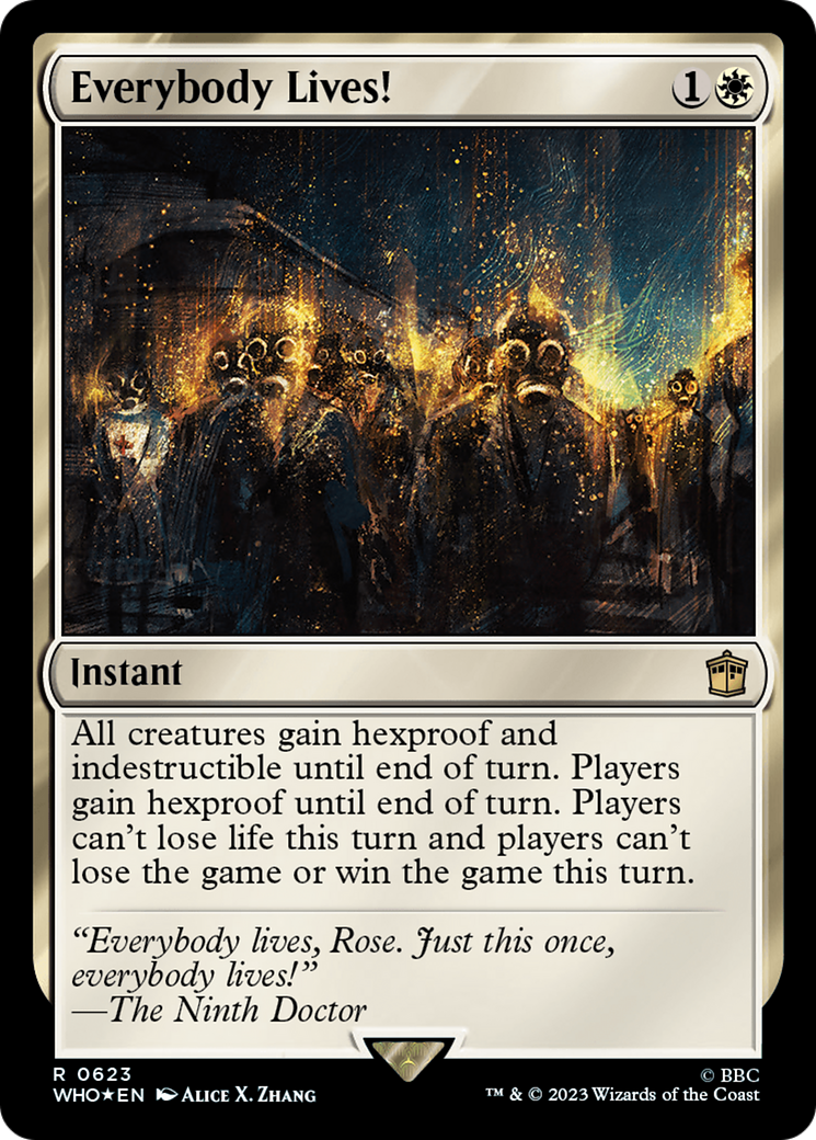 Image of Everybody Lives! (Surge Foil) [Doctor Who]
