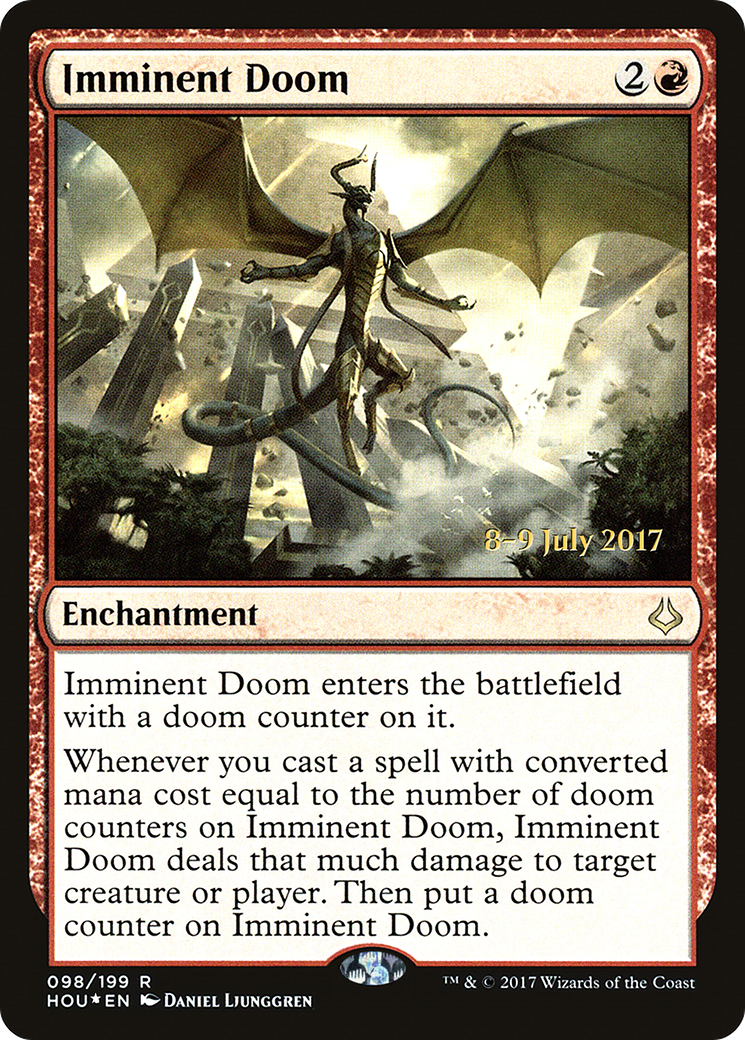 Image of Imminent Doom [Hour of Devastation Prerelease Promos]