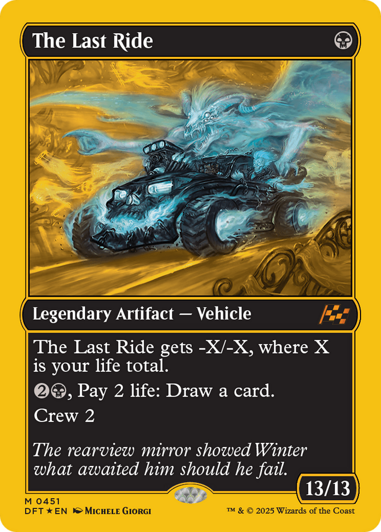 Image of The Last Ride (First-Place Foil) [Aetherdrift]
