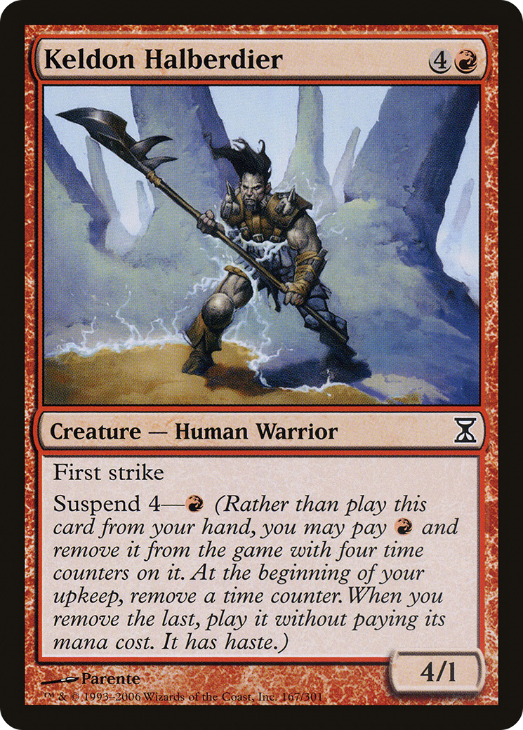 Image of Keldon Halberdier [Time Spiral]