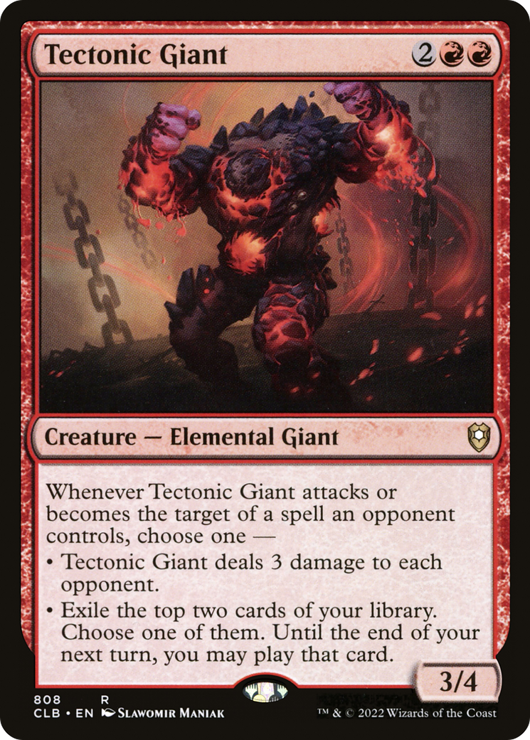 Image of Tectonic Giant [Commander Legends: Battle for Baldur's Gate]