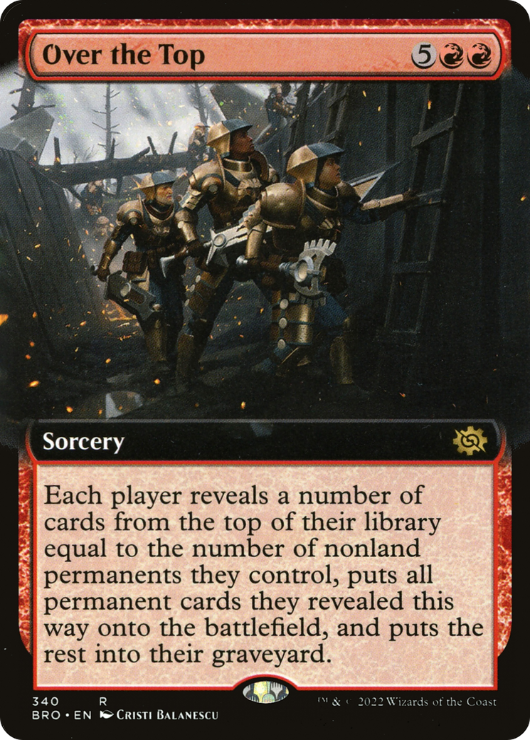Image of Over the Top (Extended Art) [The Brothers' War]