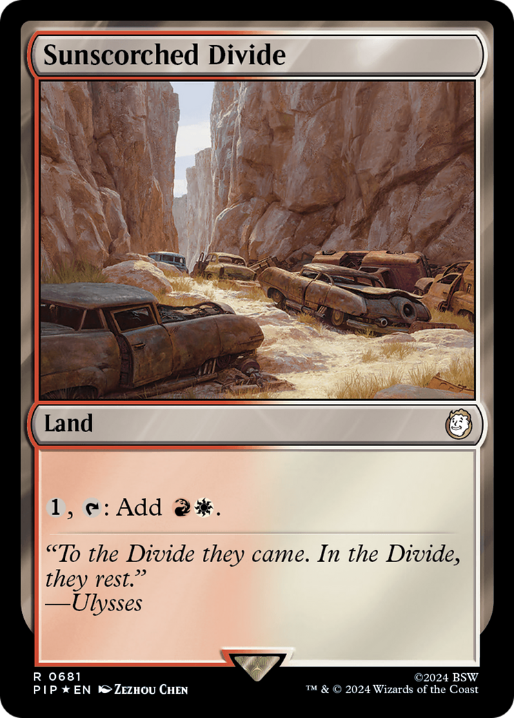Image of Sunscorched Divide (Surge Foil) [Fallout]