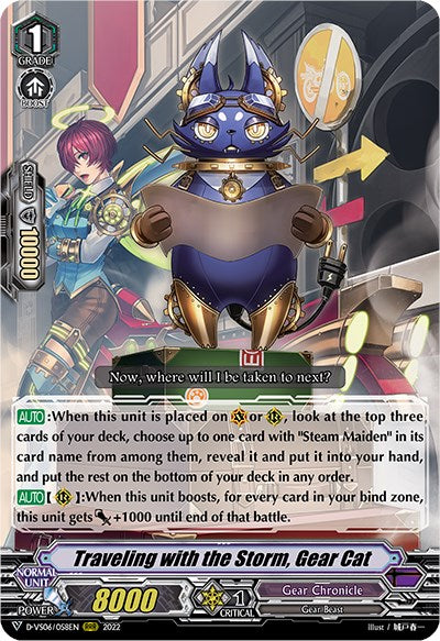 Image of Traveling with the Storm, Gear Cat (D-VS06/058EN) [V Clan Collection Vol.6]