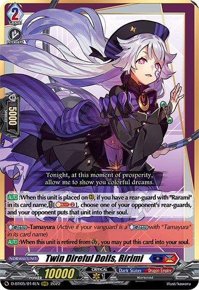 Image of Twin Direful Dolls, Ririmi (D-BT05/014EN) [Triumphant Return of the Brave Heroes]