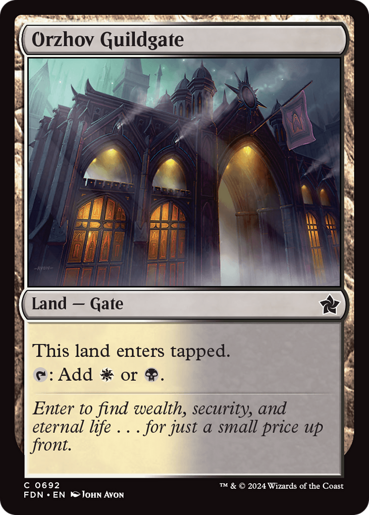 Image of Orzhov Guildgate [Foundations]