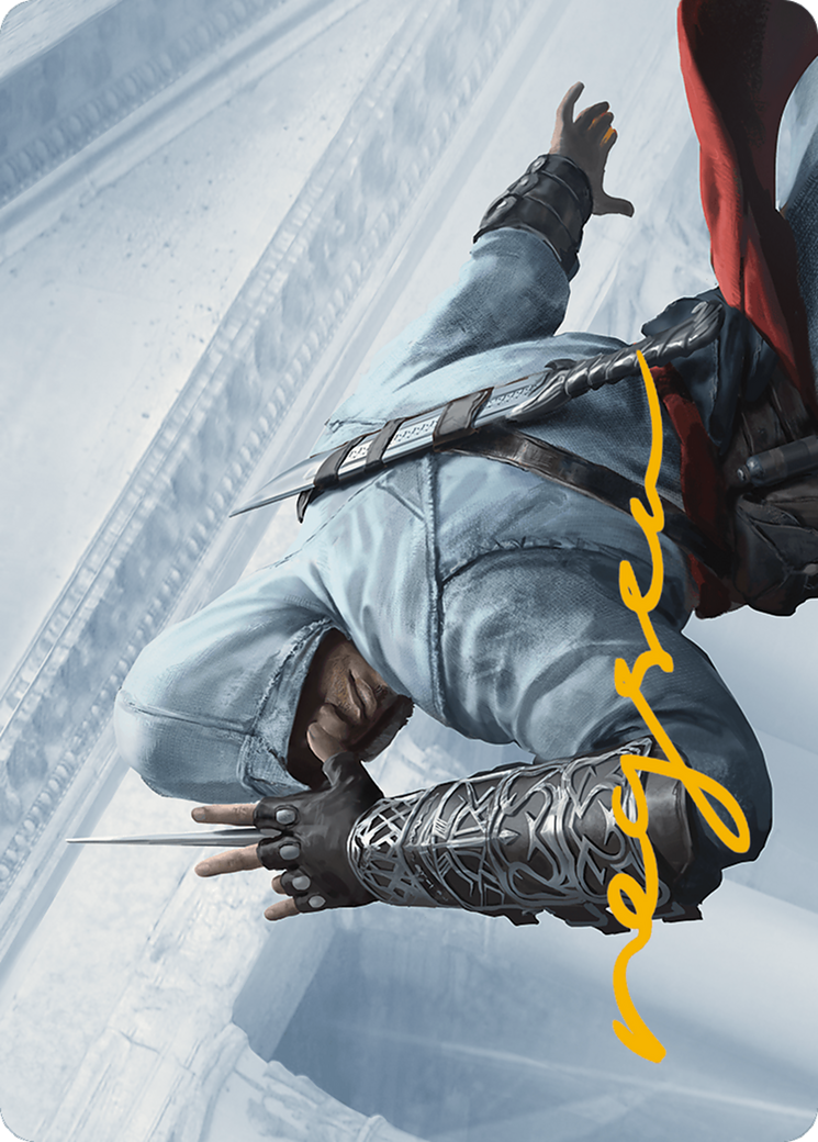 Image of Altair Ibn-La'Ahad Art Card (Gold-Stamped Signature) [Assassin's Creed Art Series]