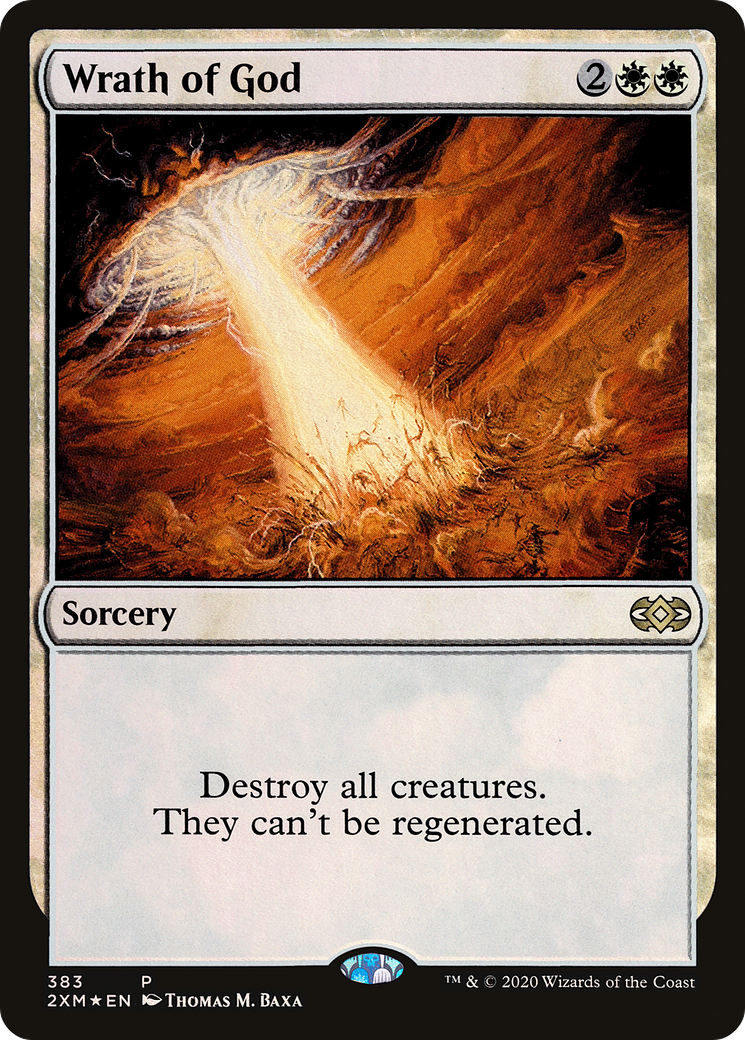 Image of Wrath of God (383) [Double Masters Promos]