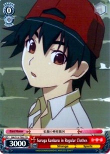 Image of Suruga Kanbaru in Regular Clothes (BM/S15-TE02 TD) [BAKEMONOGATARI]