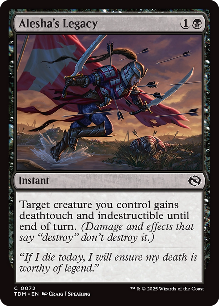 Image of Alesha's Legacy [Tarkir: Dragonstorm]