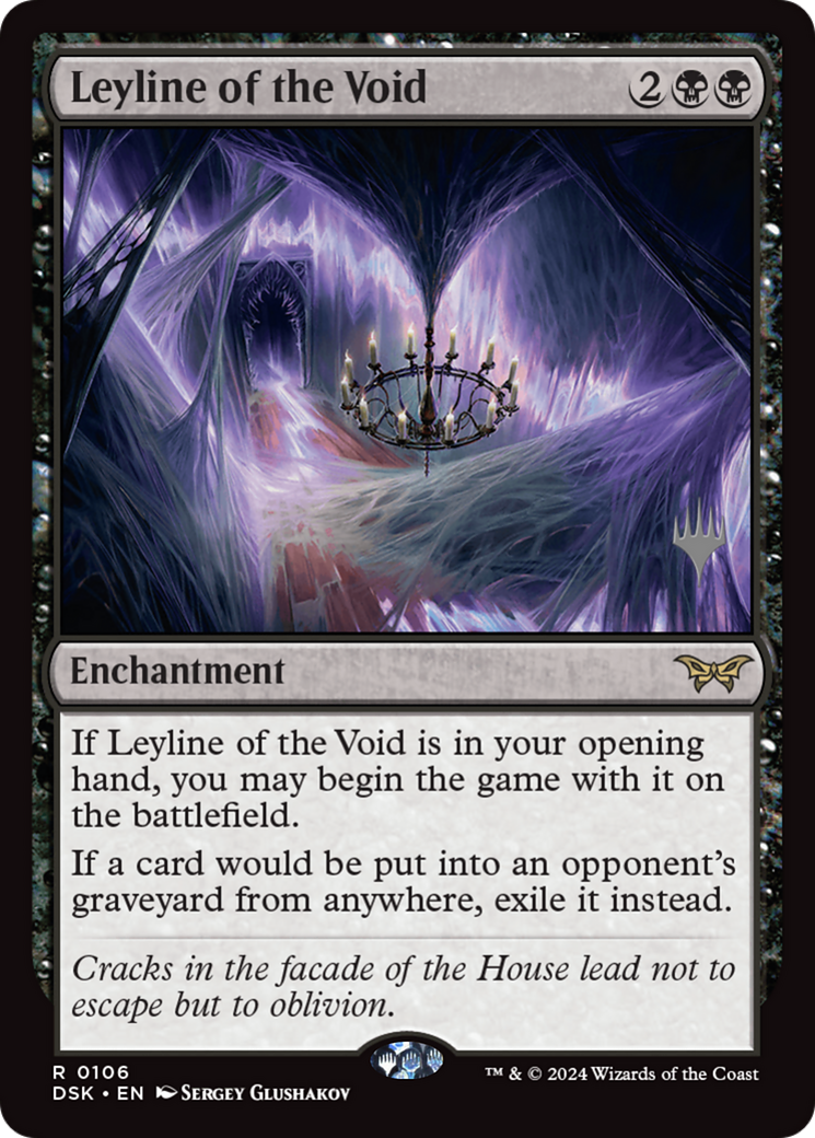 Image of Leyline of the Void (Promo Pack) [Duskmourn: House of Horror Promos]