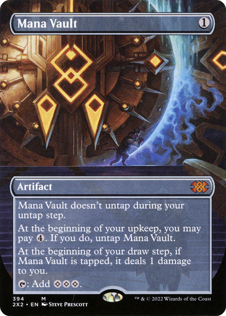 Image of Mana Vault (Borderless Alternate Art) [Double Masters 2022]