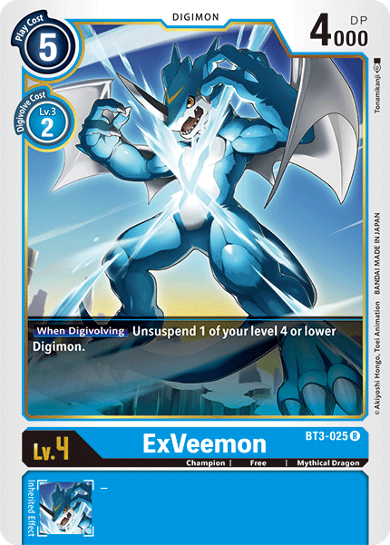 Image of ExVeemon [BT3-025] [Release Special Booster Ver.1.5]