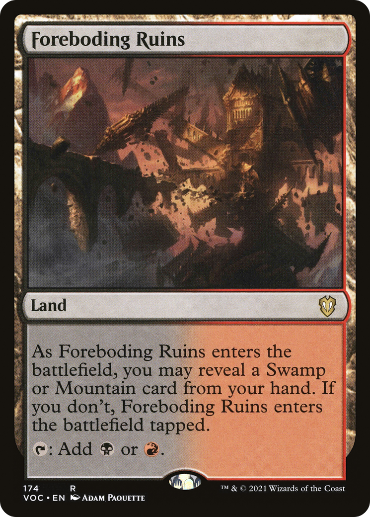 Image of Foreboding Ruins [Innistrad: Crimson Vow Commander]