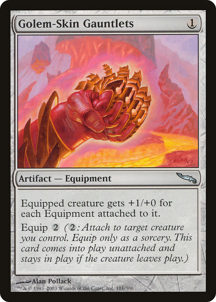 Image of Golem-Skin Gauntlets [Mirrodin]