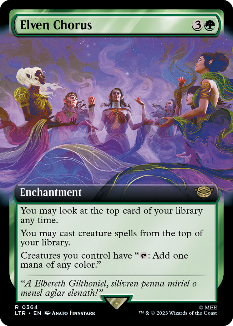Image of Elven Chorus (Extended Art) [The Lord of the Rings: Tales of Middle-Earth]