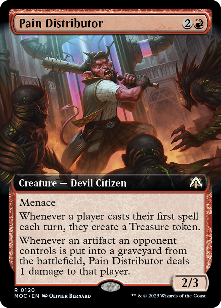 Image of Pain Distributor (Extended Art) [March of the Machine Commander]