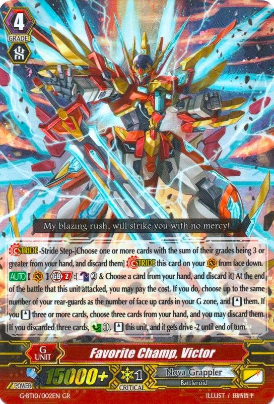 Image of Favorite Champ, Victor (G-BT10/002EN) [Raging Clash of the Blade Fangs]