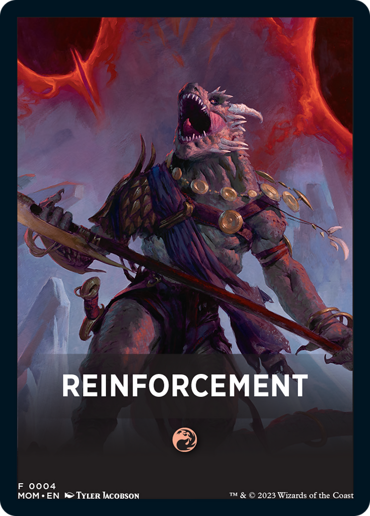 Image of Reinforcement Theme Card [March of the Machine Tokens]