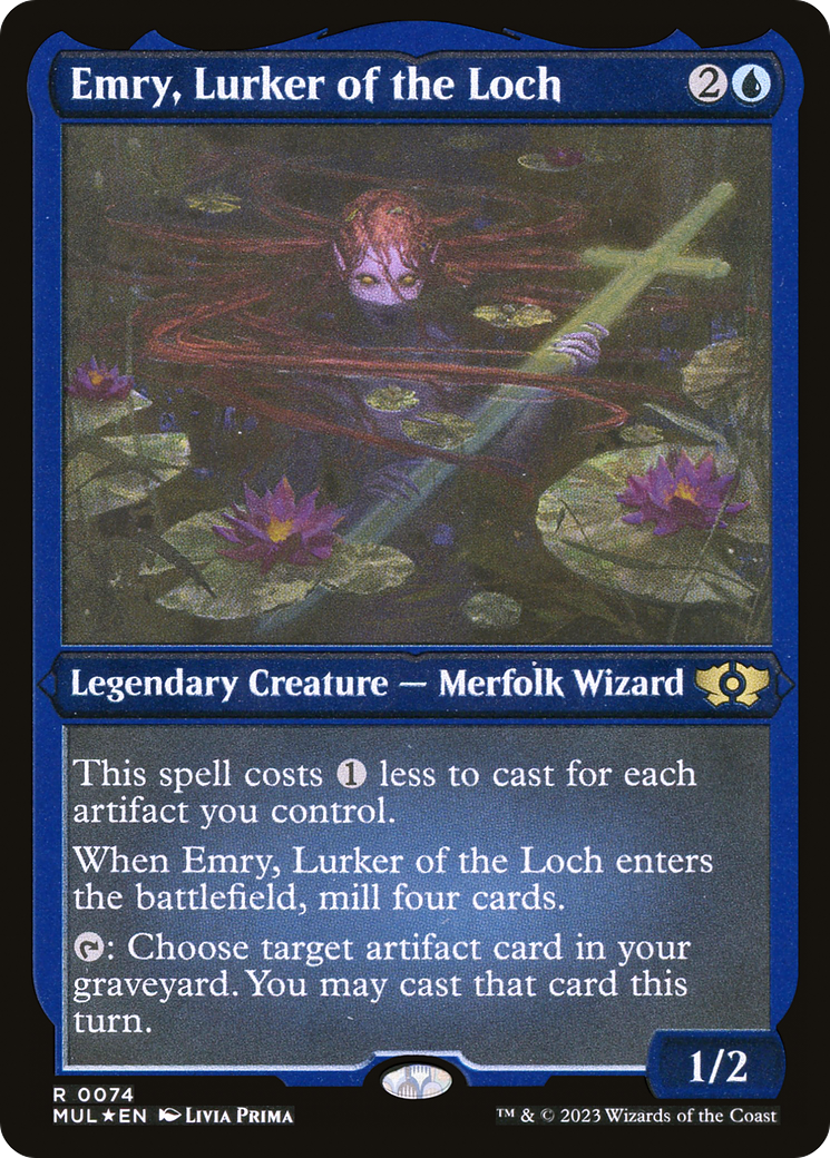 Image of Emry, Lurker of the Loch (Foil Etched) [Multiverse Legends]