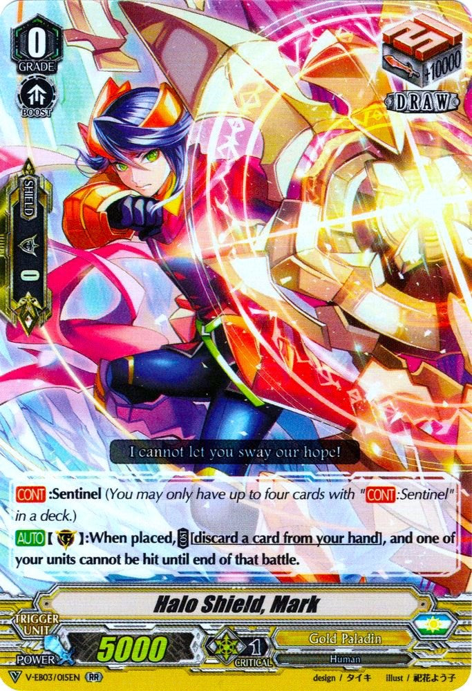 Image of Halo Shield, Mark (V-EB03/015EN) [ULTRARARE MIRACLE COLLECTION]
