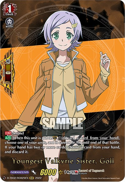 Image of Youngest Valkyrie Sister, Goll (D-TB02/RGR29EN) [Record of Ragnarok]