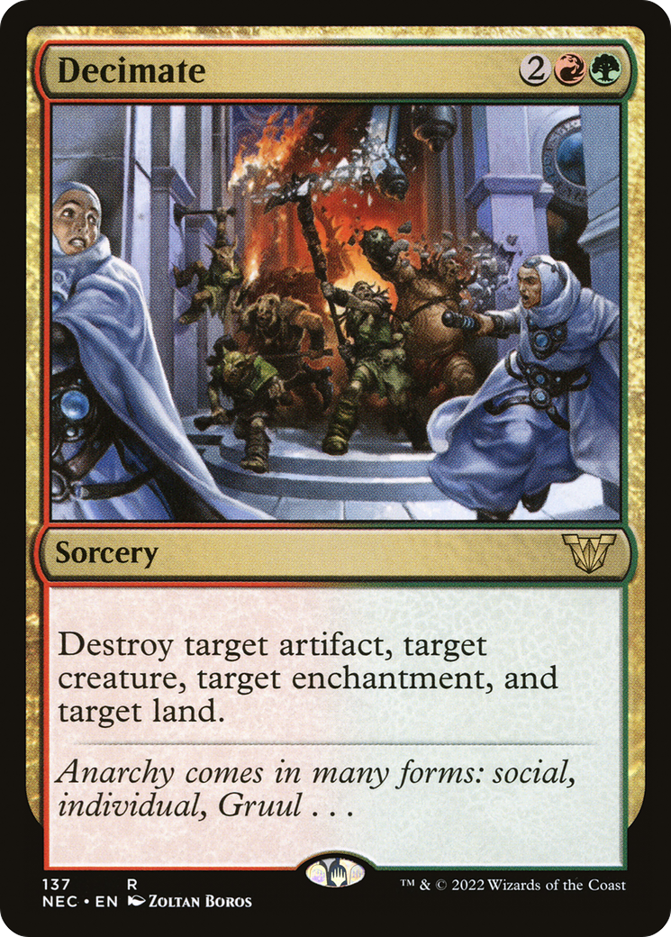 Image of Decimate [Kamigawa: Neon Dynasty Commander]