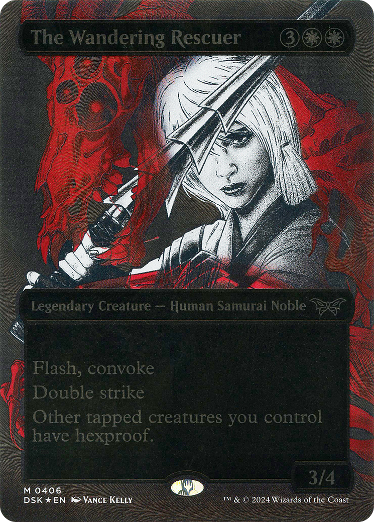 Image of The Wandering Rescuer (Showcase) (Textured) [Duskmourn: House of Horror]