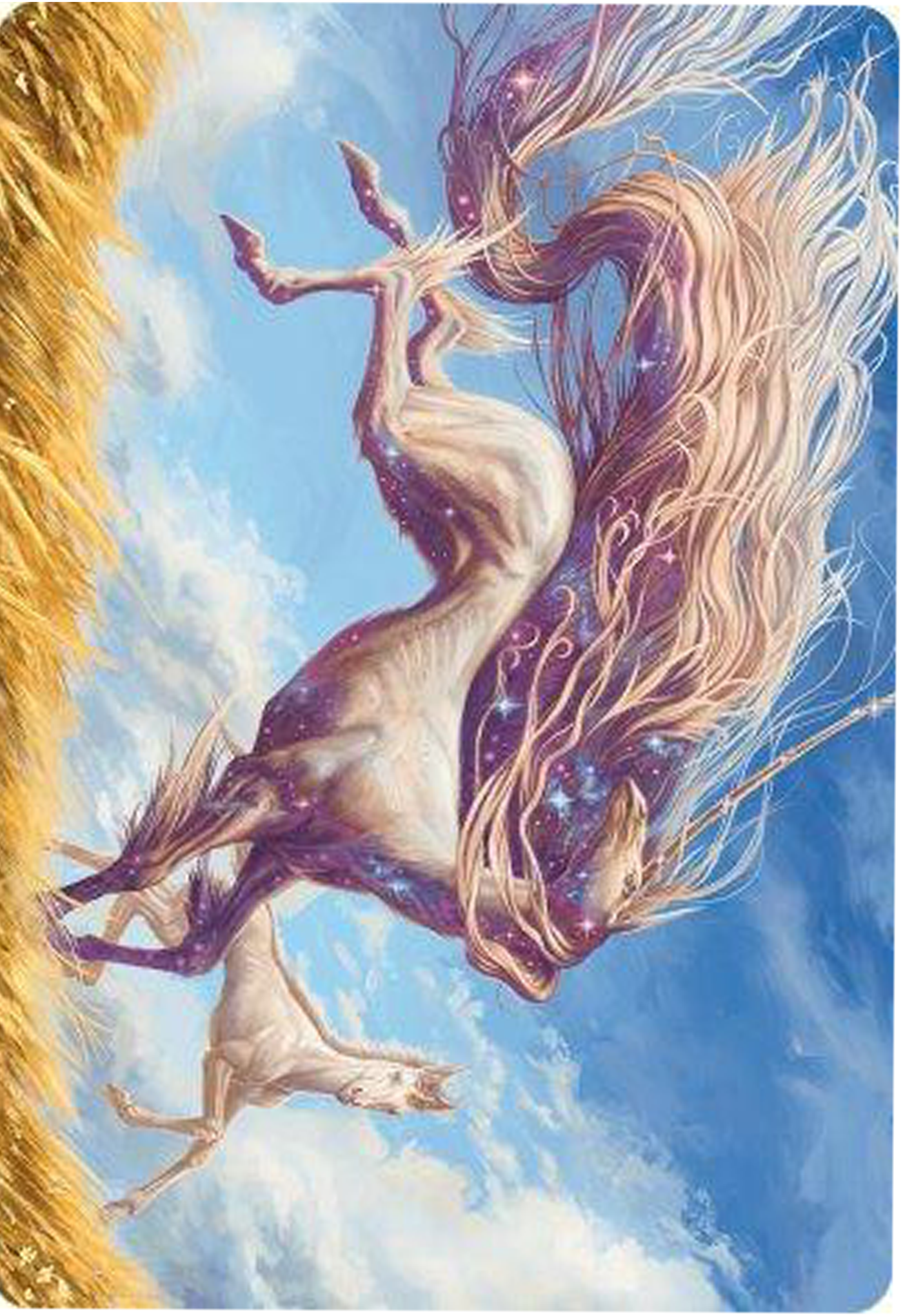 Image of Nyxborn Unicorn Art Card [Modern Horizons 3 Art Series]