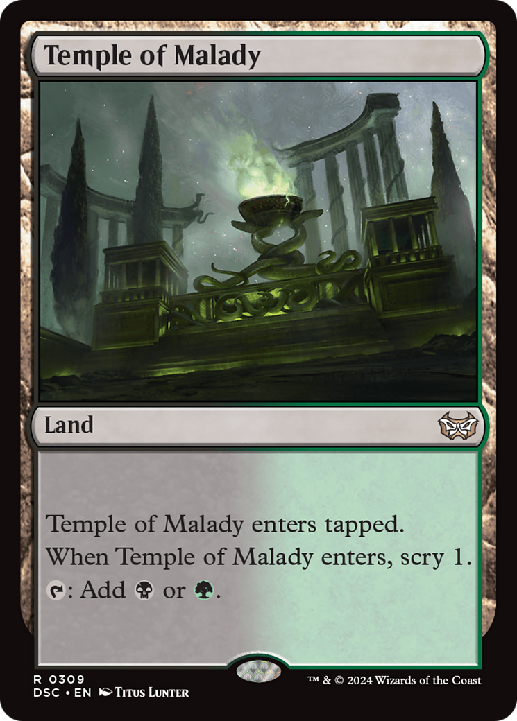 Image of Temple of Malady [Duskmourn: House of Horror Commander]