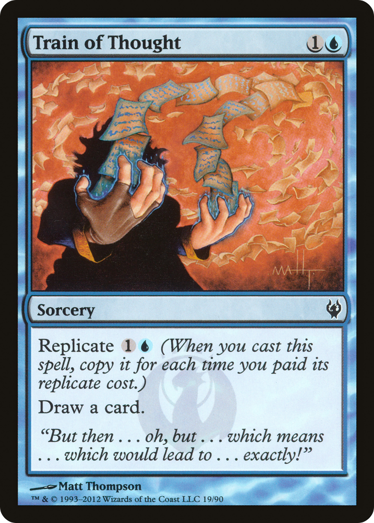 Image of Train of Thought [Duel Decks: Izzet vs. Golgari]
