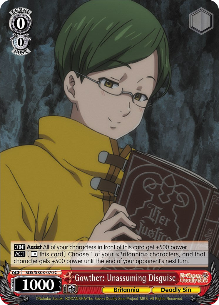 Image of Gowther: Unassuming Disguise (SDS/SX03-070 C) [The Seven Deadly Sins]