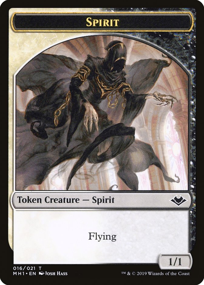 Image of Bear // Spirit Double-Sided Token [Modern Horizons Tokens]