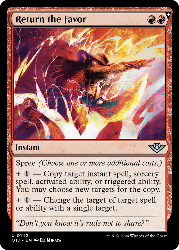 Image of Return the Favor [Outlaws of Thunder Junction]