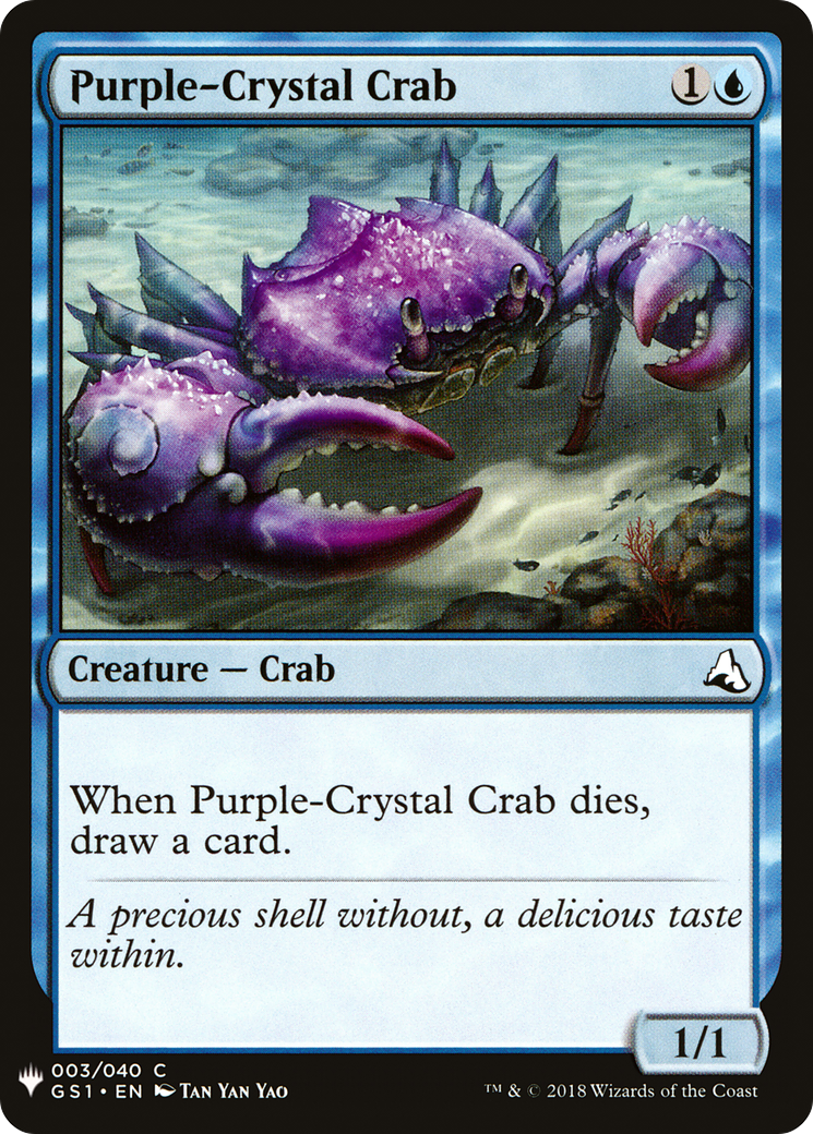 Image of Purple-Crystal Crab [Mystery Booster]