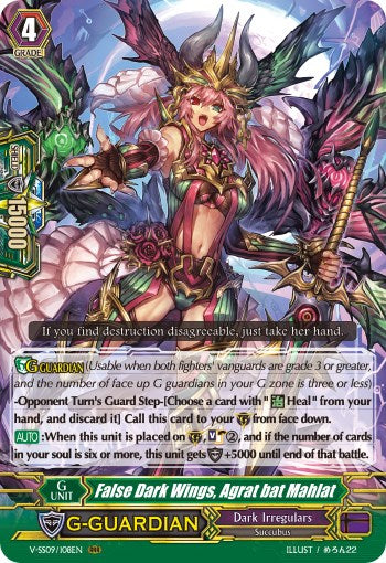 Image of False Dark Wings, Agrat bat Mahlat (V-SS09/108EN) [Revival Selection]
