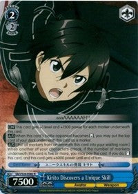 Image of Kirito Discovers a Unique Skill (SAO/S20-E082 R) [Sword Art Online]