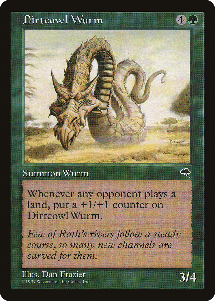 Image of Dirtcowl Wurm [Tempest]