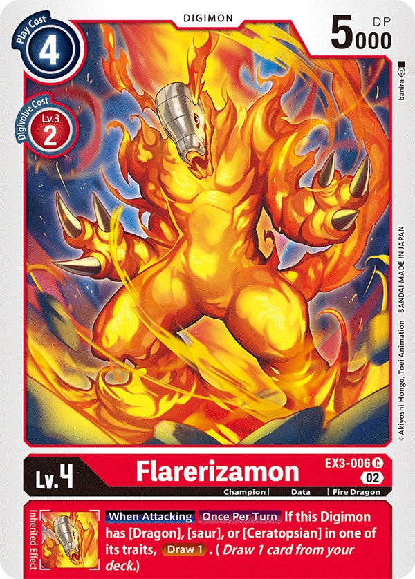 Image of Flarerizamon [EX3-006] [Draconic Roar]