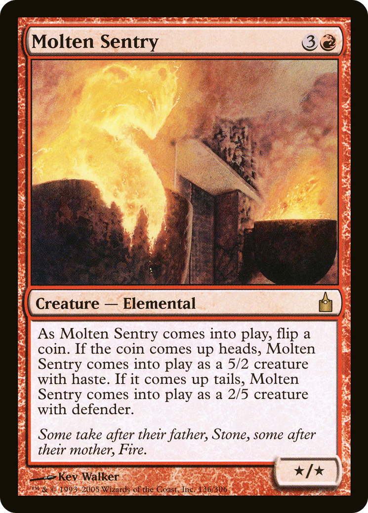 Image of Molten Sentry [Ravnica: City of Guilds]