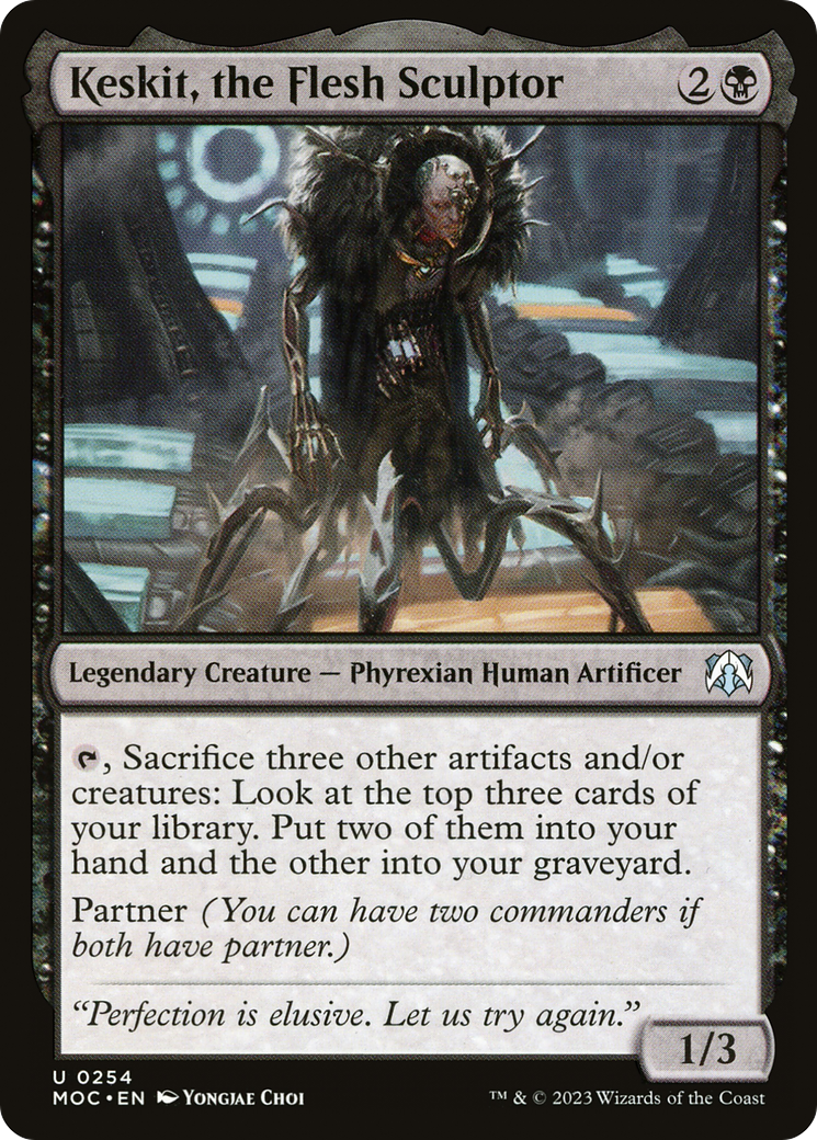 Image of Keskit, the Flesh Sculptor [March of the Machine Commander]