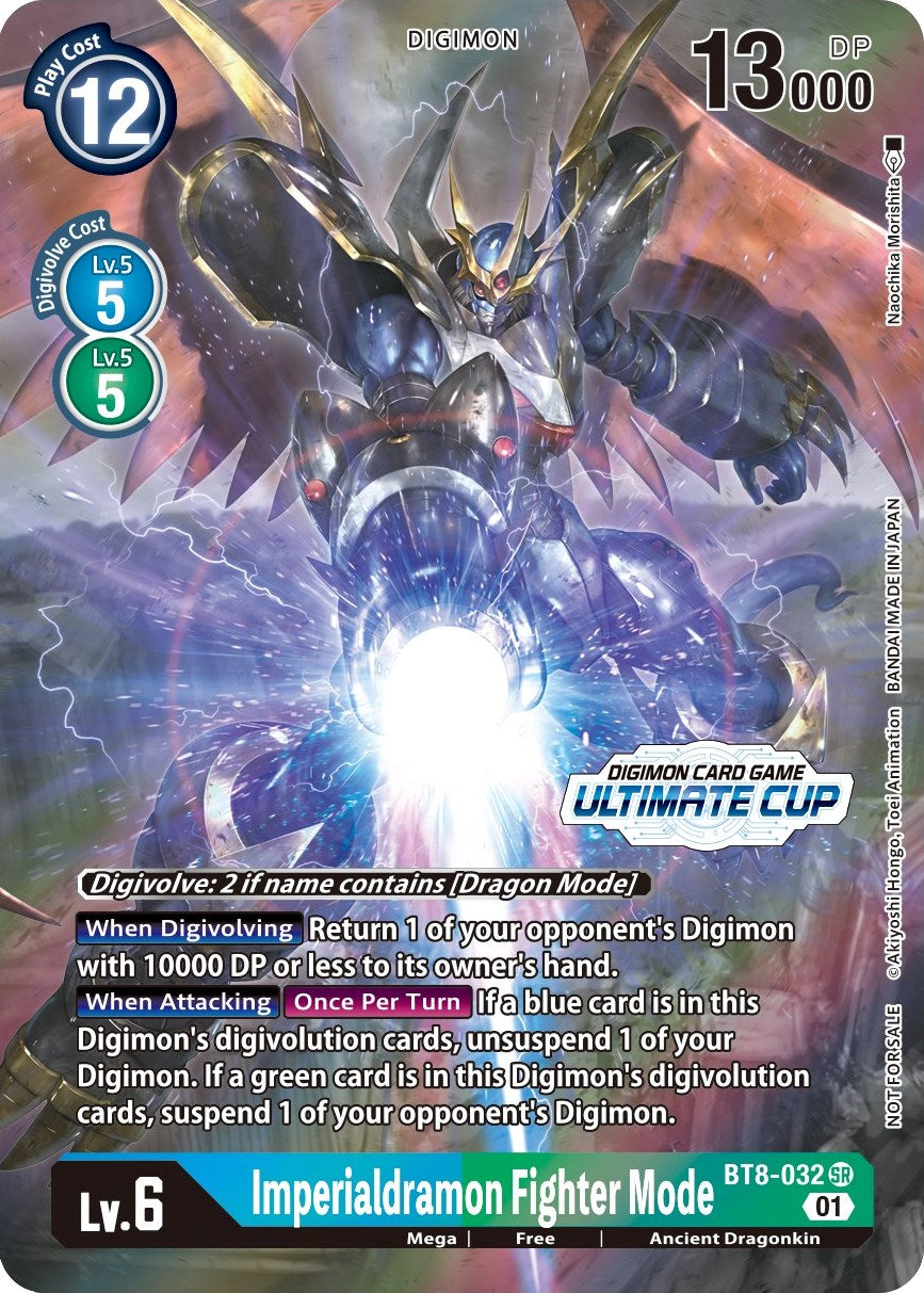 Image of Imperialdramon Fighter Mode [BT8-032] (April Ultimate Cup 2022) [New Awakening Promos]