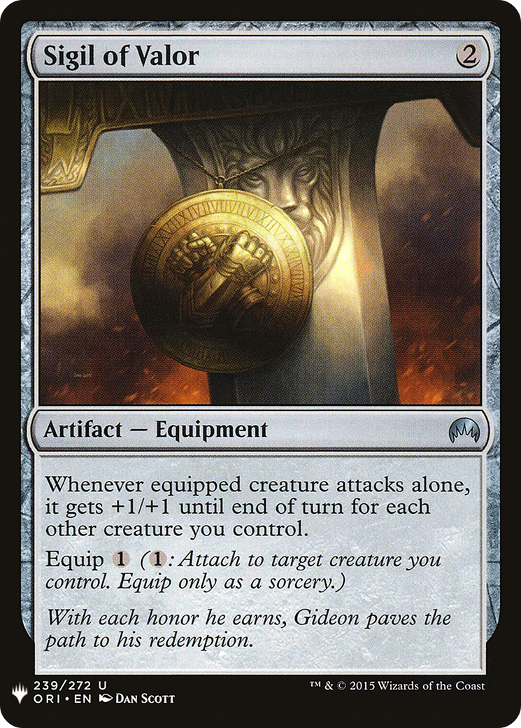 Image of Sigil of Valor [Mystery Booster]