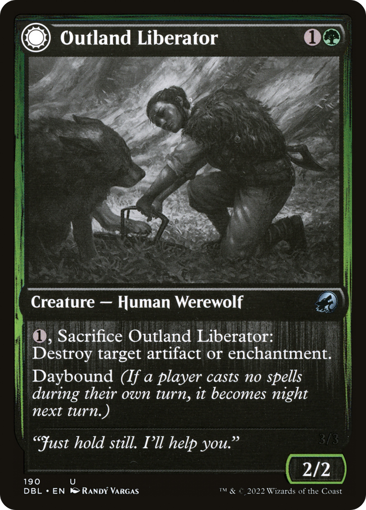 Image of Outland Liberator // Frenzied Trapbreaker [Innistrad: Double Feature]