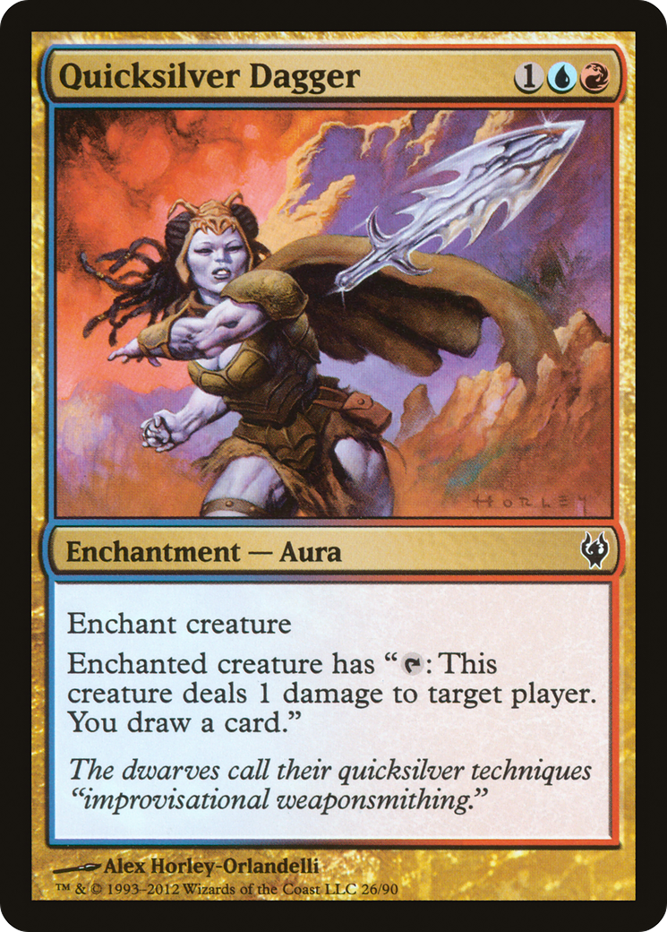 Image of Quicksilver Dagger [Duel Decks: Izzet vs. Golgari]