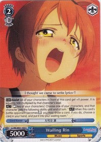 Image of Wailing Rin (LL/EN-W01-105 C) [Love Live! DX]
